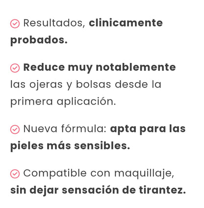 Pack antiaging: Masajeador ojos y labios + Serum antibolsas y ojeras. 