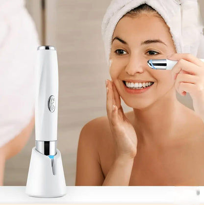 Masajeador de ojos y labio electrico con vibracion